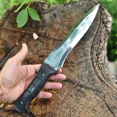 Resident Evil 4 Leon Kennedy Movie Replica Knife Re4 Hunting Double Edge Dagger - Image 1 of 4