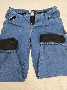 WALLS ZERO ZONE Flannel Lined Jeans ThInsulate Pants 38/32 Carpenter EUC - Picture 1 of 9