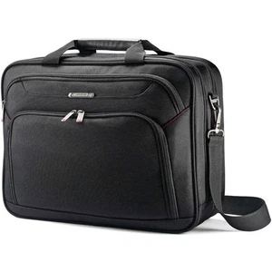 Samsonite Xenon 3.0 15.6" Laptop & Tablet Two Gusset Briefcase Black 89433 - Picture 1 of 9