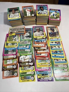 Topps Baseball 1975 set parziale 535/660 semi stelle e comuni VGEX-EXMT+ - Foto 1 di 9