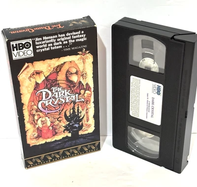 The Dark Crystal VHS HBO Video Weintraub Entertainment-Vintage 1982 Foto 1 de 4