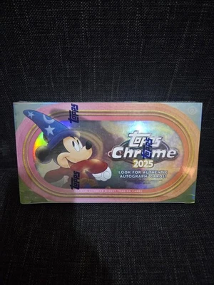 2025 TOPPS CHROME DISNEY HOBBY BOX -  BRAND NEW sealed - FAST Shipping *Read - Image 1 of 4