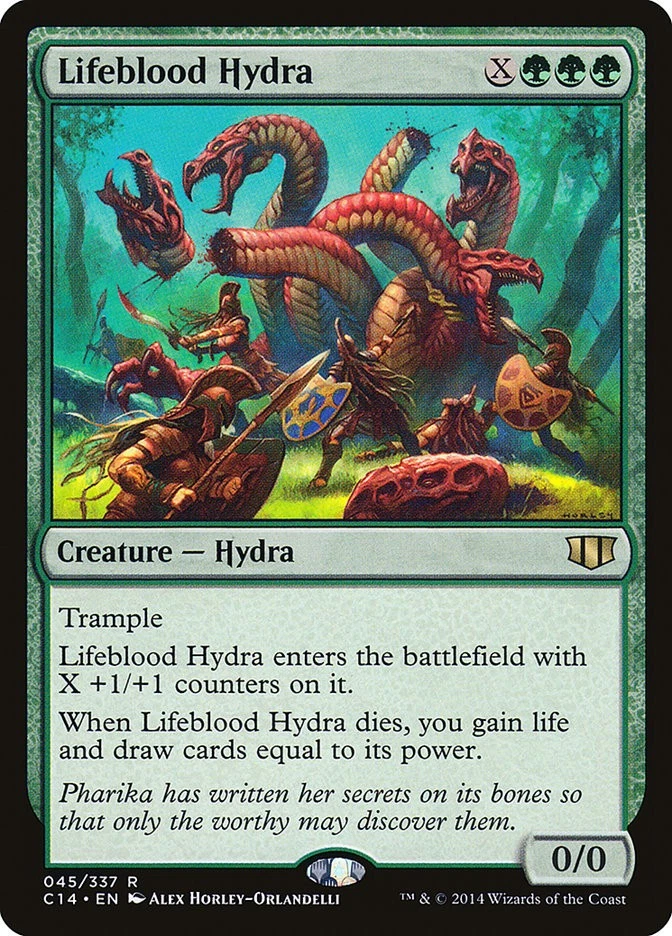 MTG Lifeblood Hydra  - Commander 2014 #45 - Image 1 of 1