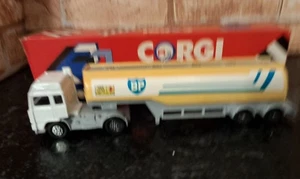 Vintage Corgi Seddon Atkinson BP Tanker Truck With Box (sun faded) - Picture 1 of 20