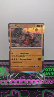 Ting-Lu 109/182 NM/M Holo Rare Card SV04: Paradox Rift Pokemon TCG - Image 1 of 3