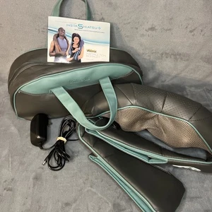 truMedic IS-2000 InstaShiatsu+ Neck & Back Massager Cordless w/Heat & Bag EUC - Foto 1 di 6