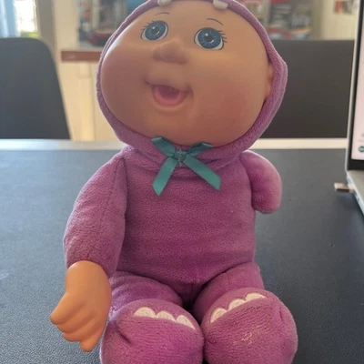 Juguete de peluche disfraz de hipopótamo púrpura muñeca vintage Cabbage Patch para niños Foto 1 de 3