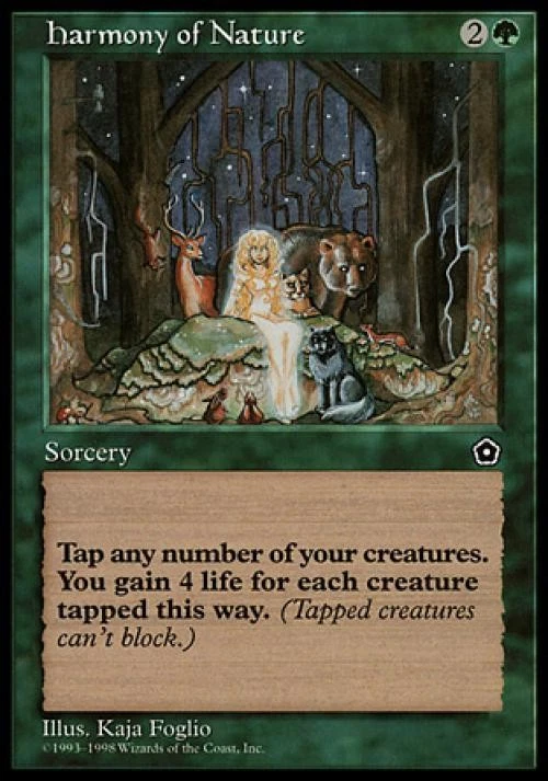 MTG English Harmony of Nature NM Normal Portal Second Age - Image 1 of 1