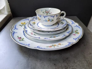 Charles Field Haviland Marjolaine Place setting 5 Piece France Limoges - Picture 1 of 9