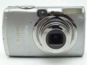 Canon IXUS 800 IS Digitalkamera - Silber (Defekt) -Vom Händler- - Bild 1 von 6