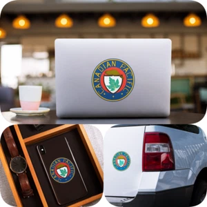 Pegatina de vinilo o calcomanía de coche estilo vintage 1917 Canadian Pacific Railway NUEVO - Imagen 1 de 4