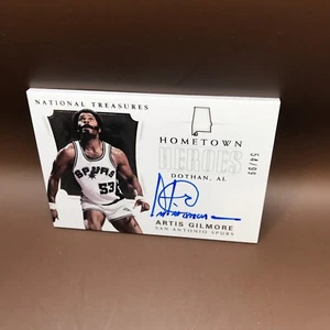 2017-18 National Treasures Artis Gilmore Hometown Heroes Auto Autograph #54/99 - Picture 1 of 2