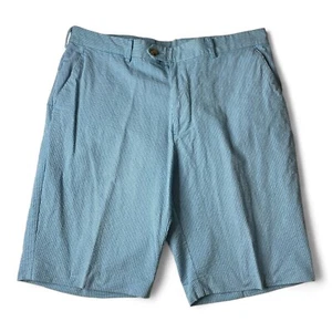 Pantalones cortos de golf Carnoustie para hombre talla 36 azul tweed 100 % algodón - Imagen 1 de 8