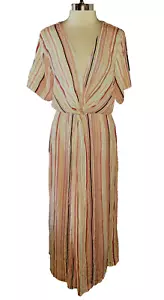 NEW CITY CHIC Plus Size 18W Maxi Dress Black White Pink Red Short Sleeve - Picture 1 of 5