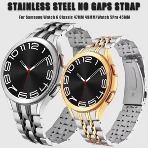 Cinturino acciaio inox cinturino metallo per Samsung Galaxy Watch 7 FE 6 5 4 Classic Pro - Foto 1 di 24