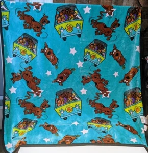 Officially Licensed Scooby Doo Thick Fleece Throw Blanket Reversible RARE - Picture 1 of 6