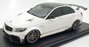 GLM 1/18 Scale GLM188021 Mercedes-Benz C63S AMG Darwin Pro Widebody White - Picture 1 of 5