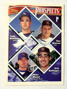 1994 Topps Gold Prospects #713 T. Williams R. Watson M. Welch K. Bullinger