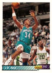 #308 J.R. Reid - Charlotte Hornets - 1992-93 Upper Deck Basketball - Picture 1 of 1
