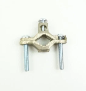 Commercial Electric 1/2" to 1" Bronze Ground Clamp #10 Str - #2 Str 599 549 - Picture 1 of 2