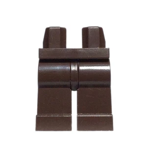 NEW LEGO - Figure Legs - plain Brown Dark Pants x 1 - LEGO regular leg - Picture 1 of 1