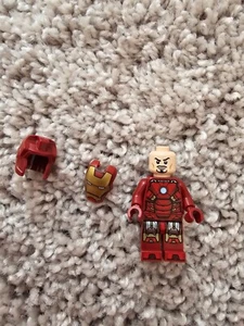 LEGO Iron Man Mark 7 Armor Minifigure 76248 Quinjet sh853 Avengers - Picture 1 of 2