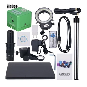 Cámara industrial microscopio monocular de video digital HY-6210-10A 4K USB HDMI - Imagen 1 de 11