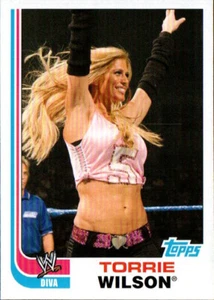 2007 tarjeta de lucha libre Topps Heritage III WWE #58 Torrie Wilson - Imagen 1 de 2