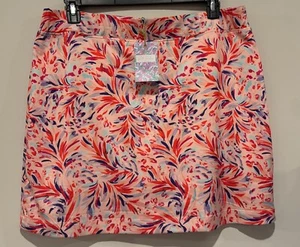 NWT Stella Parker Women's UPF 50 Coral Red Skort KY20420 Size XL - Picture 1 of 3