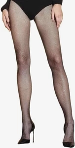 Trasparenze Gardenia Black & Silver Sparke Netzstrumpfhose Strumpfhose Pantyhose - Bild 1 von 5