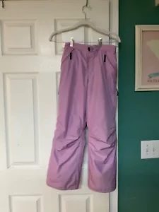 Girls LANDS’ END Purple Ski Pants Size 10 (CON78) - Picture 1 of 4