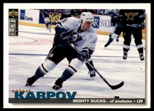 1995-96 COLLECTOR'S CHOICE VALERI KARPOV ANAHEIM MIGHTY DUCKS #211