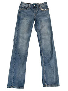 ThereAbouts Slim Straight Fit Boys Jeans Blue Denim 27x28 Recycled Cotton #4501 - Picture 1 of 10