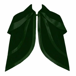Size 18 or 22 GREEN VELVET CAPE CLOAK HALLOWEEN STEAMPUNK GOTHIC RE-ENACTMENT - Picture 1 of 3