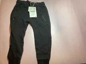 Zara 1880/519/807 Zipper Black Jogger  In 2-3 Years Brand New With Tags - Picture 1 of 5