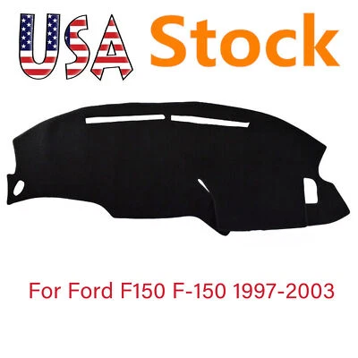 Alfombrilla de cubierta de tablero para Ford F150 F-150 1997-2001 2002 2003 almohadilla de tablero antideslizante Foto 1 de 4