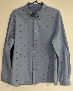 Tommy Hilfiger Mens Size L Long Sleeve Button Shirt Slim Fit 100% Cotton - Bild 1 von 8