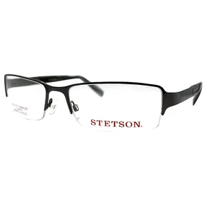 STETSON - XL-26 058 61/18/150 - GUNMETAL - NEW Authentic MEN EYEGLASSES Frame - Picture 1 of 2