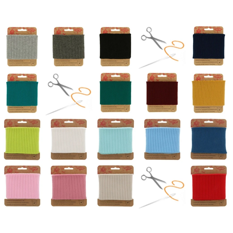 Opry - Cuff - Bündchen - Strickbündchen - 7cm x 110cm - elastisch - uni - Bild 1 von 1