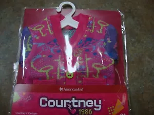 18" American Girl Puppenkleidung COURTNEY CARDIGAN Pullover NEU im Paket - Bild 1 von 1
