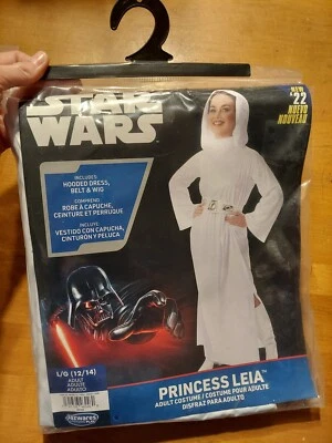 Princesa Leia Adulto Disfraz Halloween Star Wars L 12/14 Vestido con Capucha Jazwares Foto 1 de 4