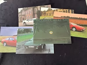 1988 1989 Lotus Esprit Turbo SE & Excel Broschüre Portfolio & Farbbilder - Bild 1 von 10