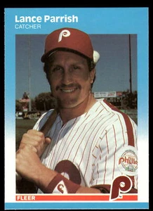 Fleer Update Lance Parrish Philadelphia Phillies 1987 - Imagen 1 de 2