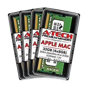 A-Tech 32GB Kit (4x8GB) RAM for Apple iMac 2019 & 2020 27 inch Retina 5K | DD... - Picture 1 of 7