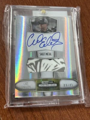 CARL EDWARDS AUTO 2011 Press Pass Showcase Prized Pieces Ink 09/45 Sheet Metal - Image 1 of 2