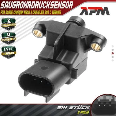 Sensor de presión presión del tubo de aspiración para Dodge Caravan Neon II Chrysler 300 C Sebring - Imagen 1 de 4
