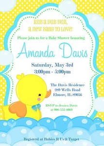 Duck, Ducky, Baby Shower Invitation - Picture 1 of 1