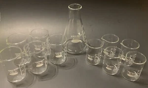 VWR Set 250ml Erlenmeyerkolben mit schmaler Öffnung, (5) 100ml Bechergläser, (5) 50ml Bechergläser - Bild 1 von 9