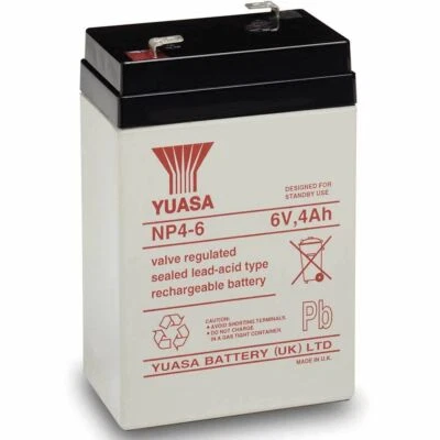 Sheng Yang SY640 6V 4Ah VRLA Lead Acid Replacement Yuasa VRLA AGM Battery - Image 1 of 3