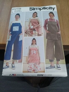Simplicity SEWING PATTERN MISSES' APRON & PANT APRONS R12148/S3021 XS-XL - Picture 1 of 2